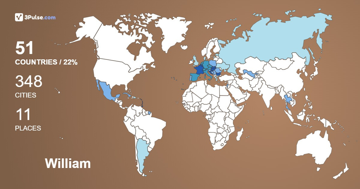 Изображение Карты путешествий William Passavant
