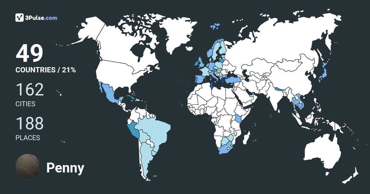 Изображение Карты путешествий Penny Be