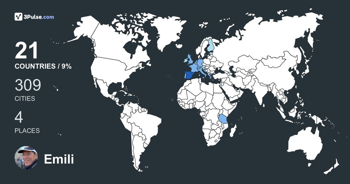 Изображение Карты путешествий Emili Maj