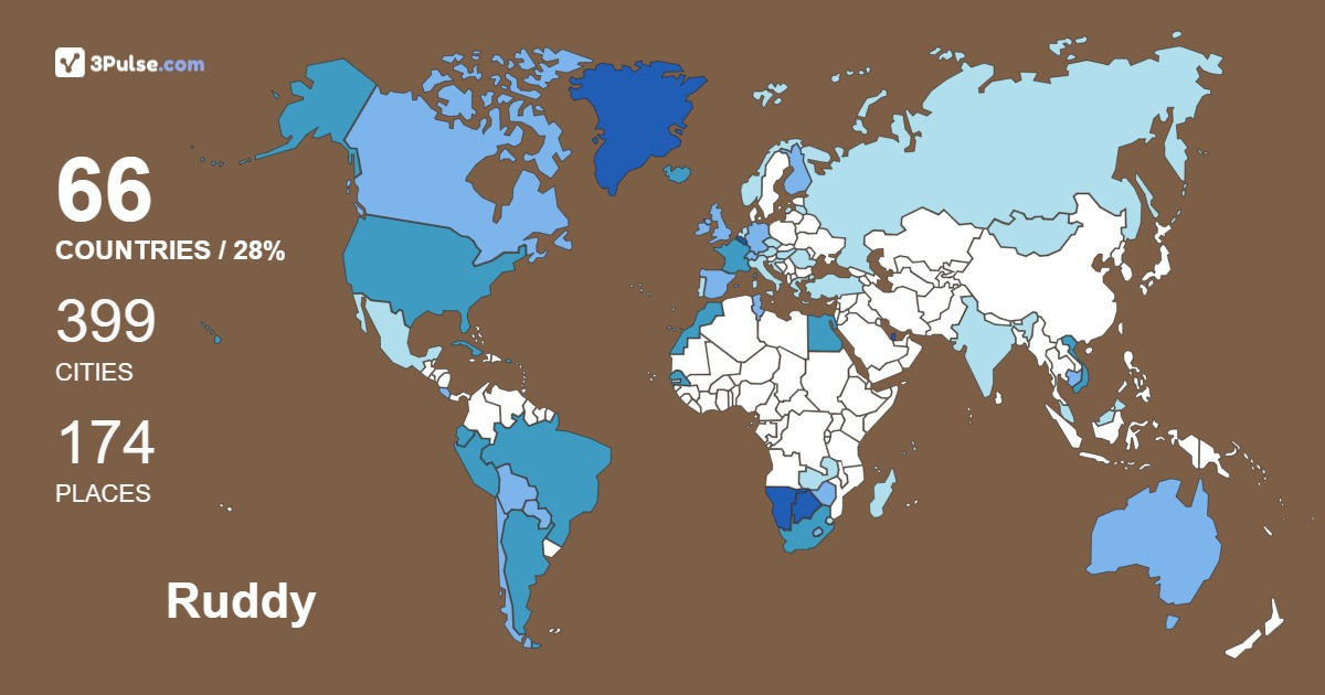 Изображение Карты путешествий Ruddy Rousseau