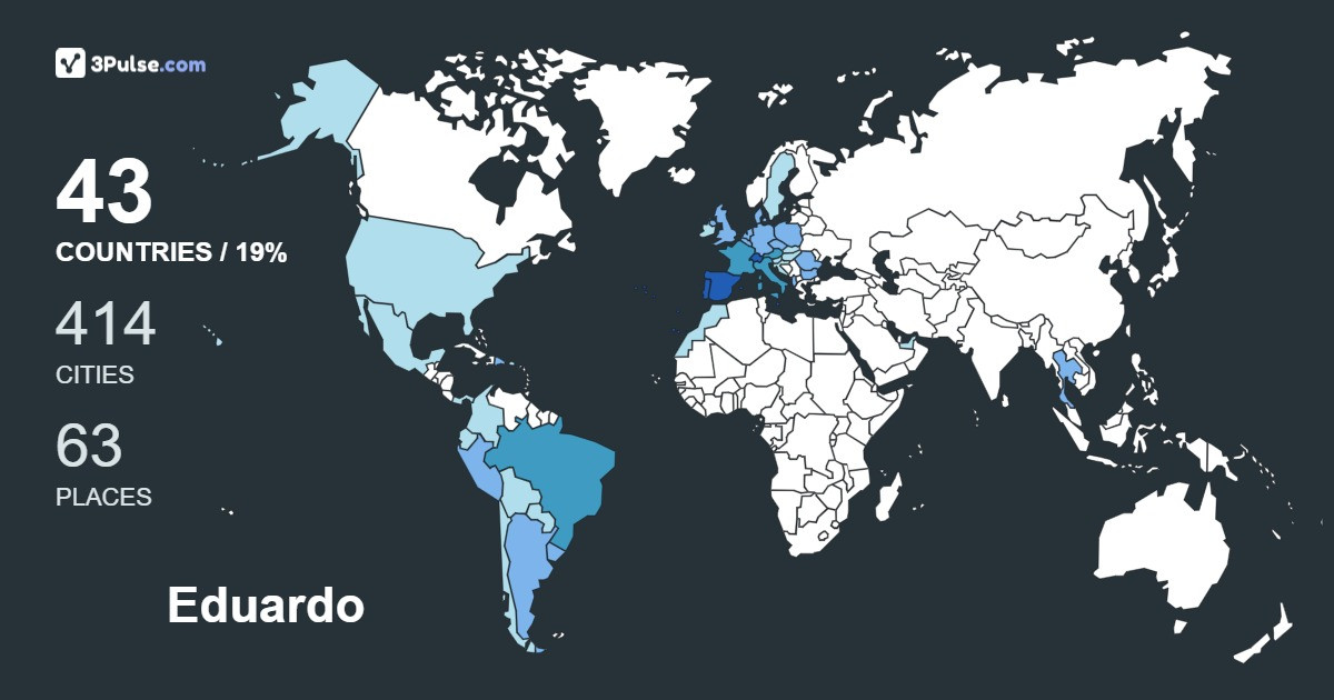 Изображение Карты путешествий Eduardo Souza