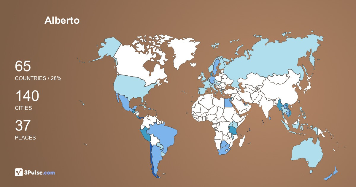 Изображение Карты путешествий Alberto Goren
