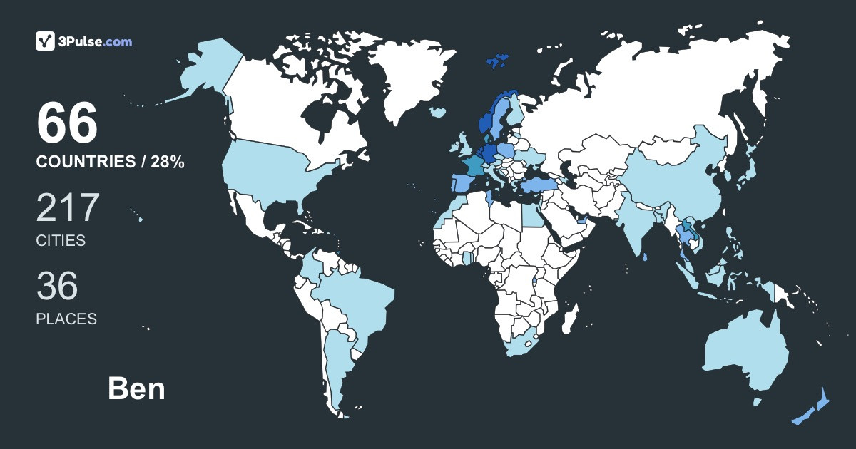 Изображение Карты путешествий Ben Cober