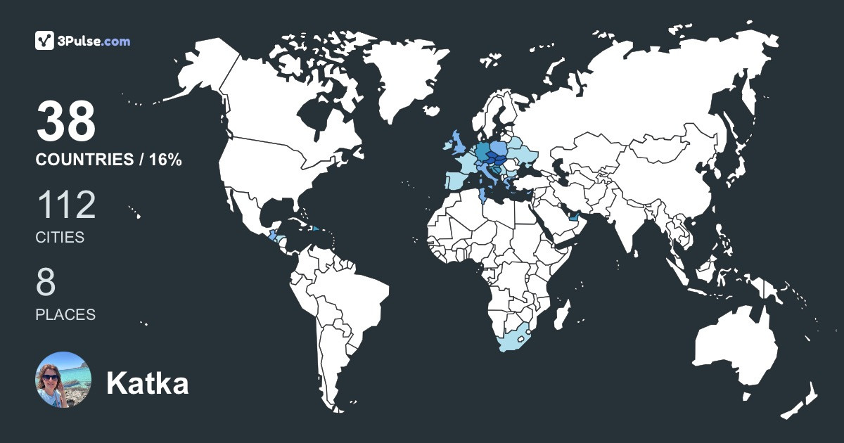 Katka Marcekova's Travel Map Image