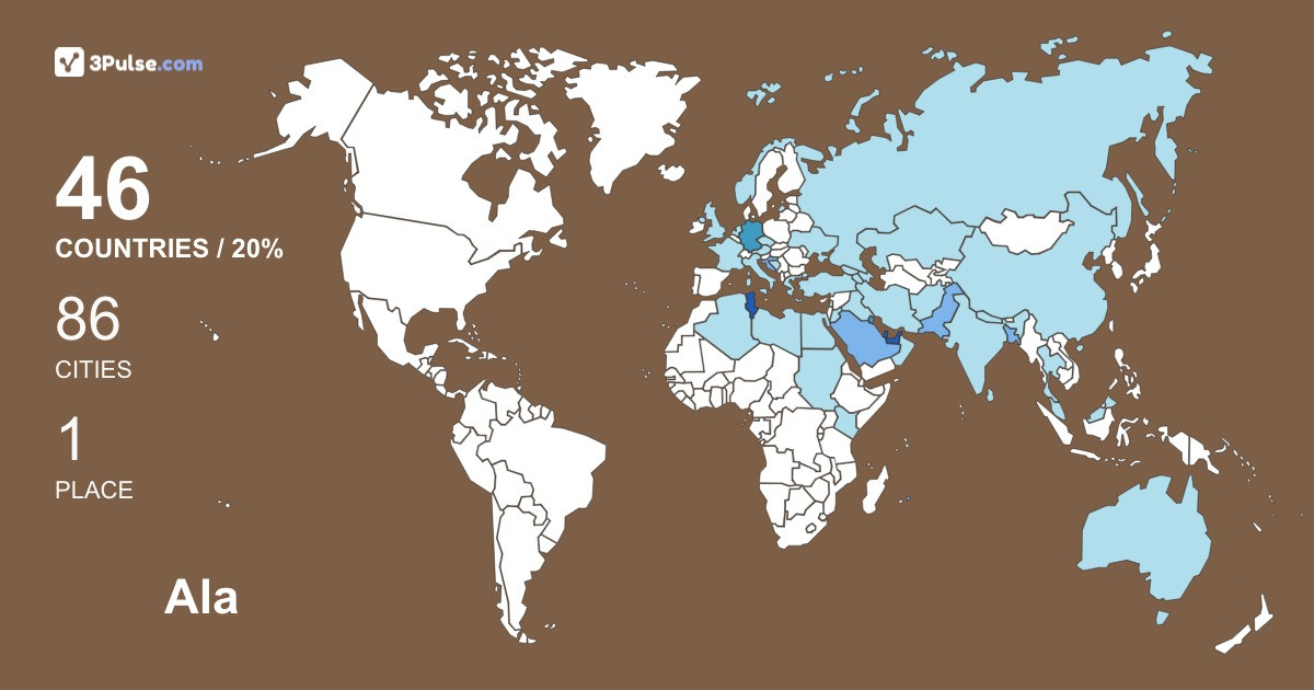 Изображение Карты путешествий Ala Ghannouchi