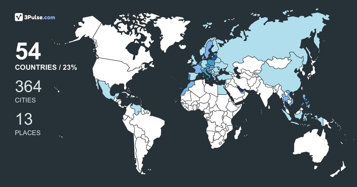 linassas's Travel Map Image