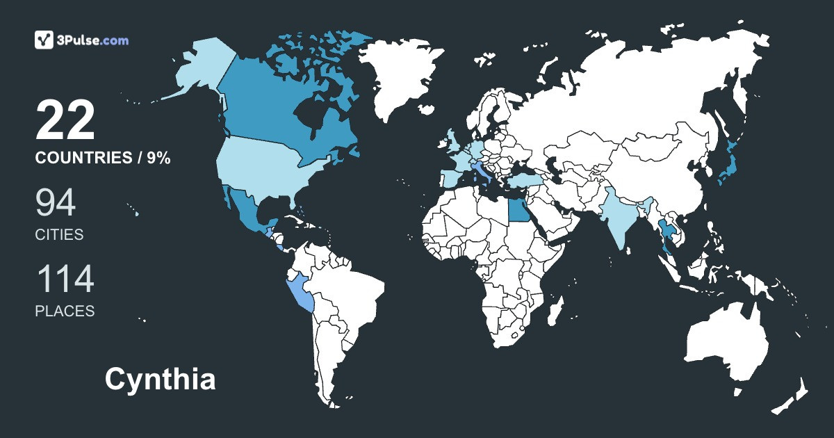 Изображение Карты путешествий Cynthia SA