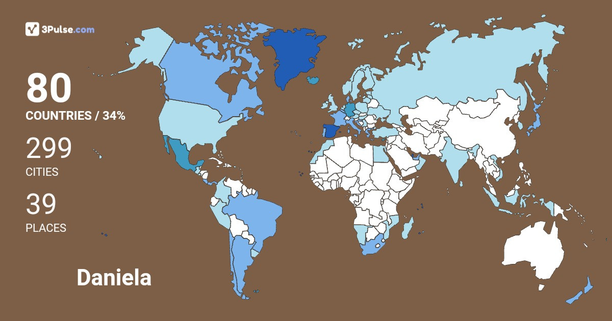 Изображение Карты путешествий Daniela Giselle
