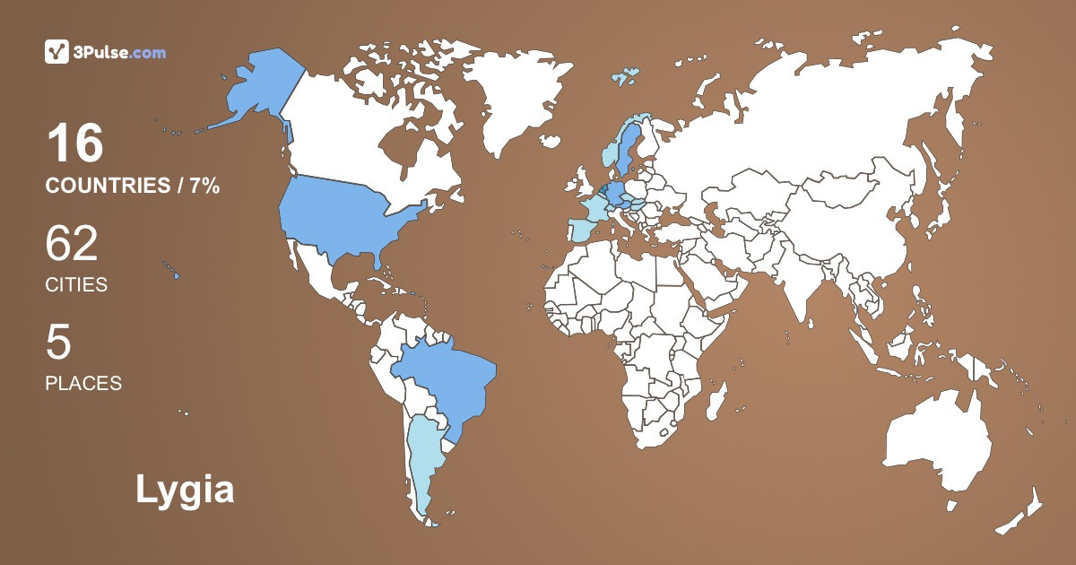Lygia Medina's Travel Map Image