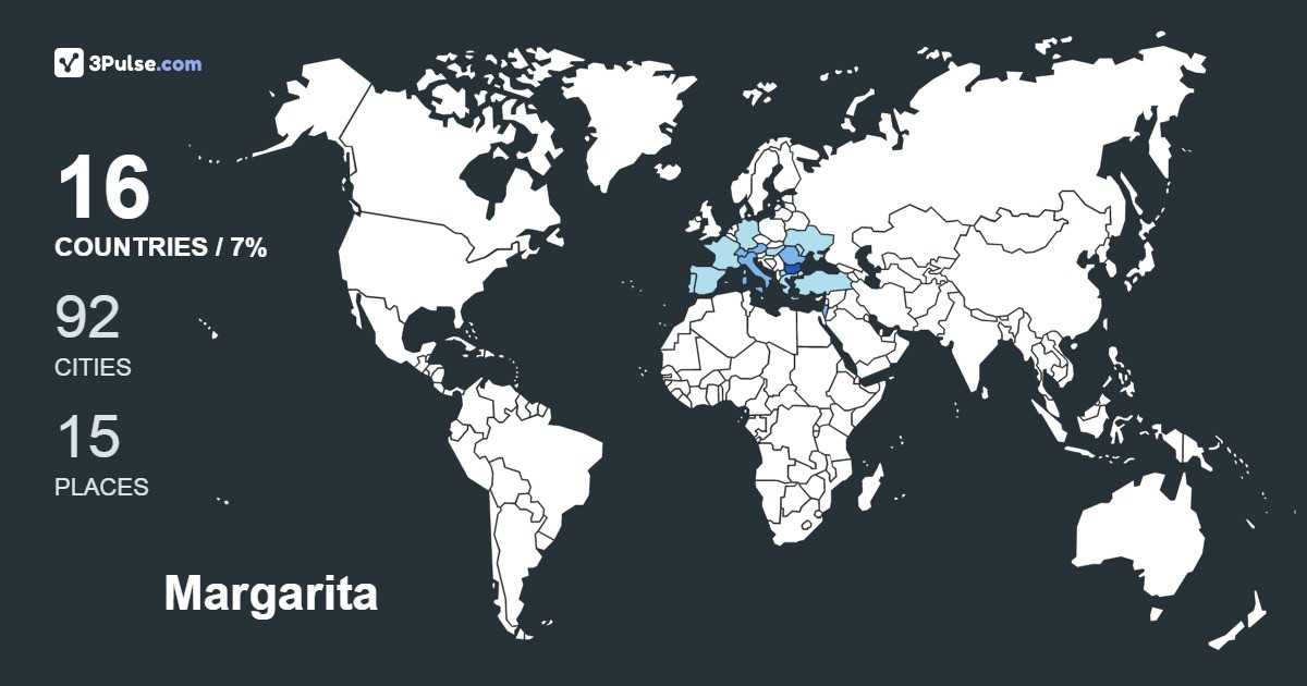 Margarita Kakalova's Travel Map Image