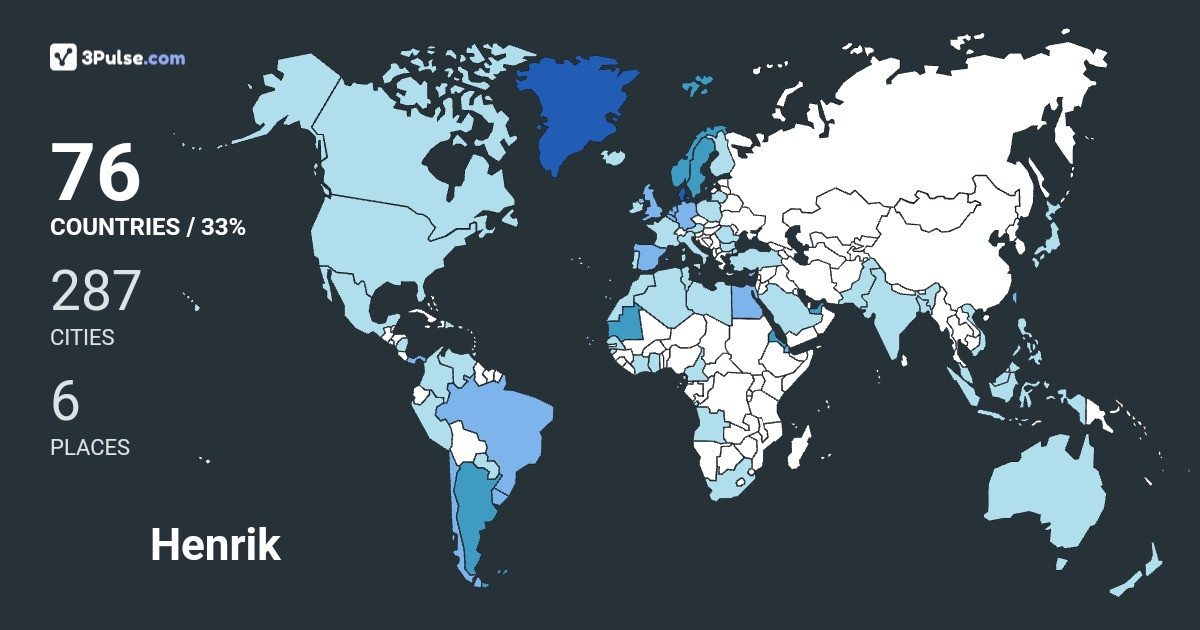 Изображение Карты путешествий Henrik Brose