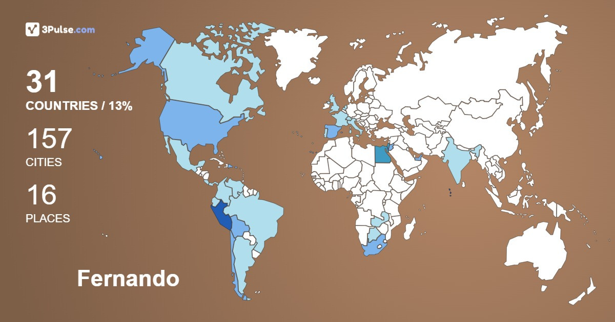 Изображение Карты путешествий Fernando Arburua