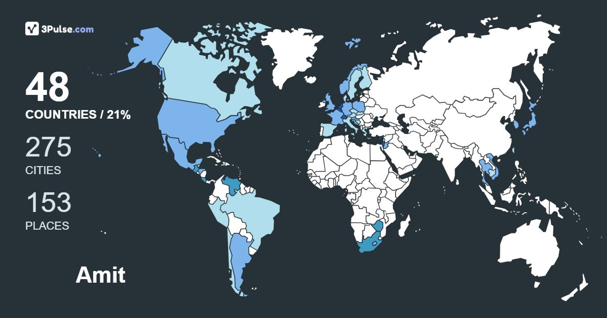 Изображение Карты путешествий Amit Itay