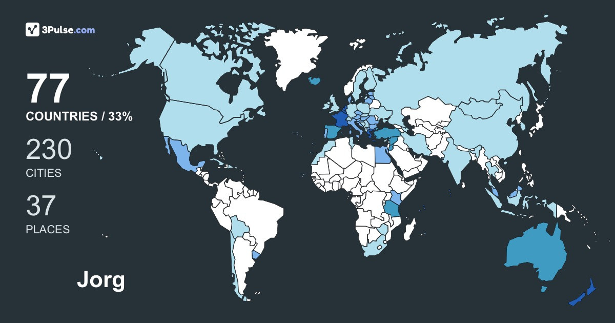 Изображение Карты путешествий Jorg Van-Daele