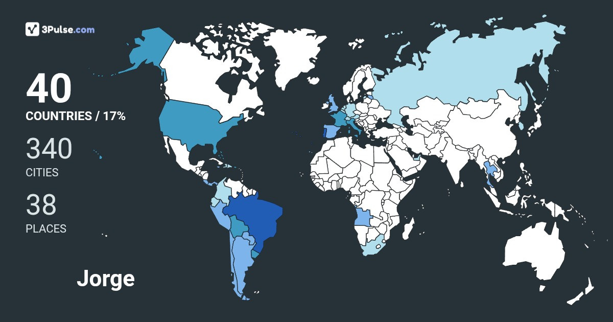 Изображение Карты путешествий Jorge Freire