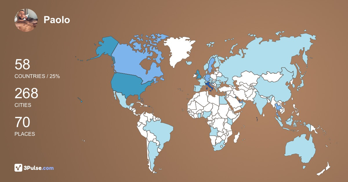 Изображение Карты путешествий Paolo Ferraiuolo