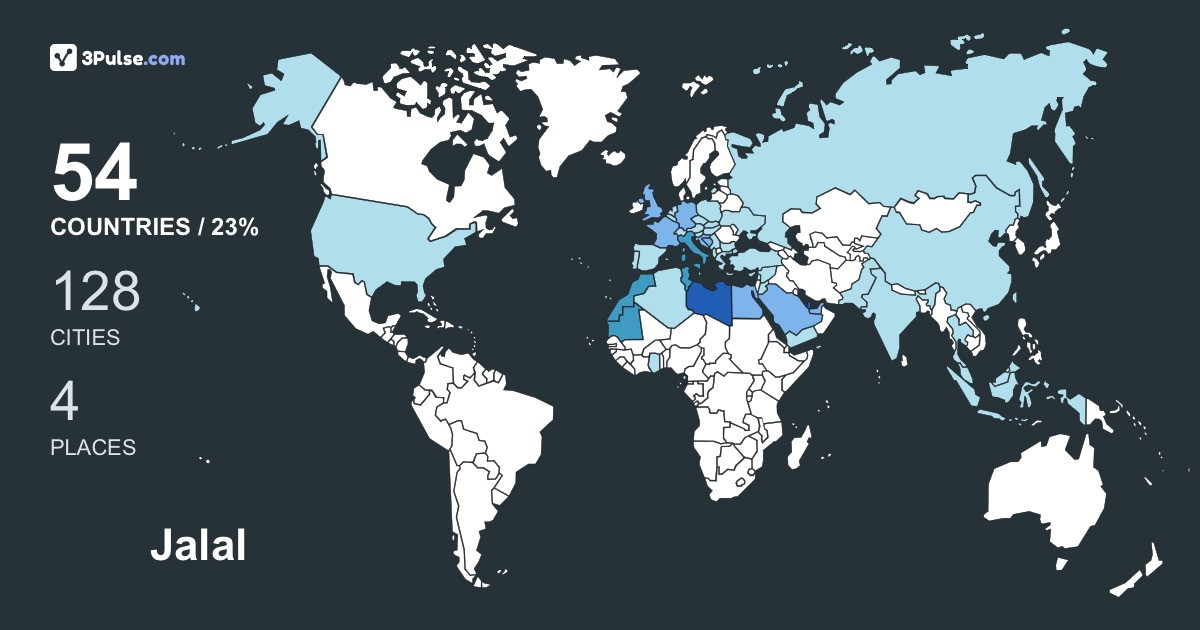 Изображение Карты путешествий Jalal Mangoush