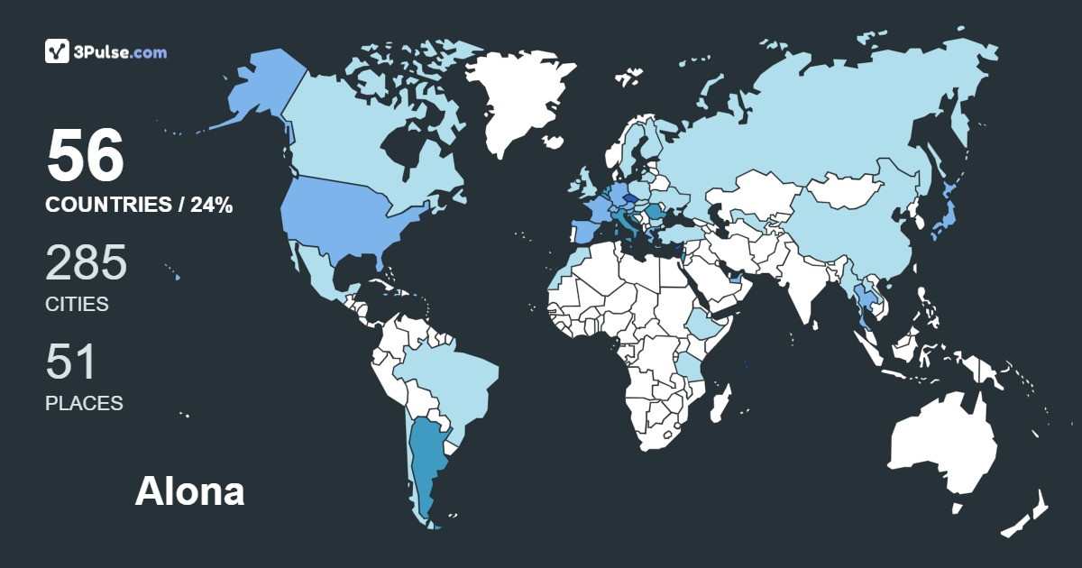 Изображение Карты путешествий Alona Lazarovich