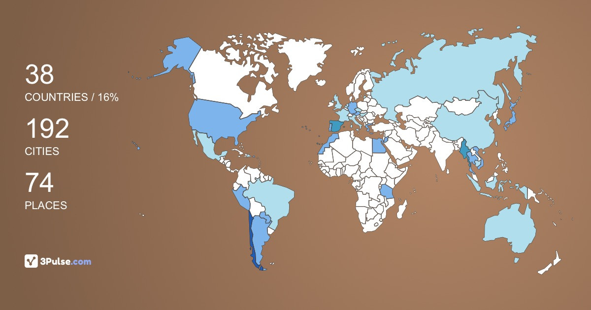 Solevw's Travel Map Image