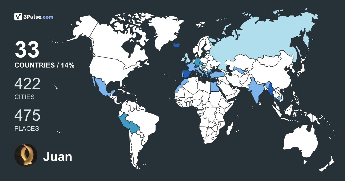 Изображение Карты путешествий Juan Massana-Bun