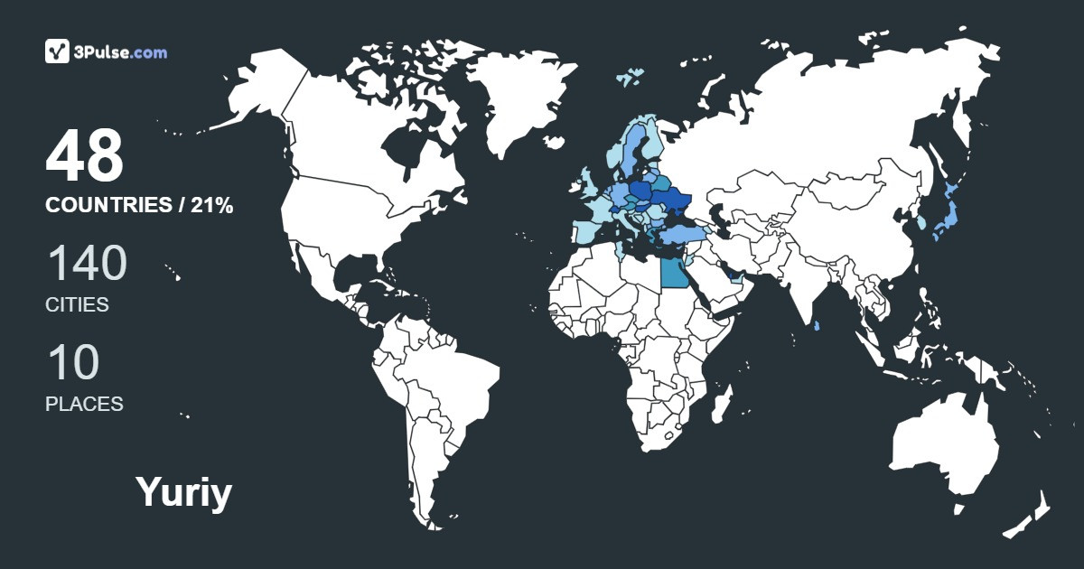 Изображение Карты путешествий Yuriy Moroz