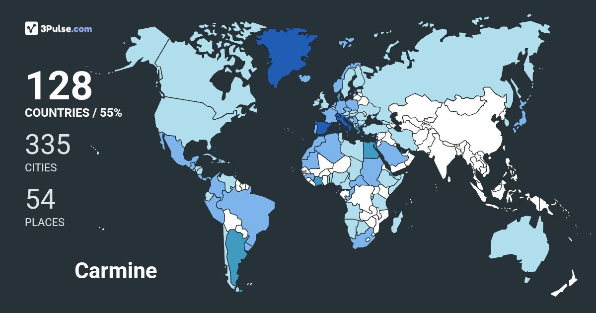 Изображение Карты путешествий Carmine Dalise