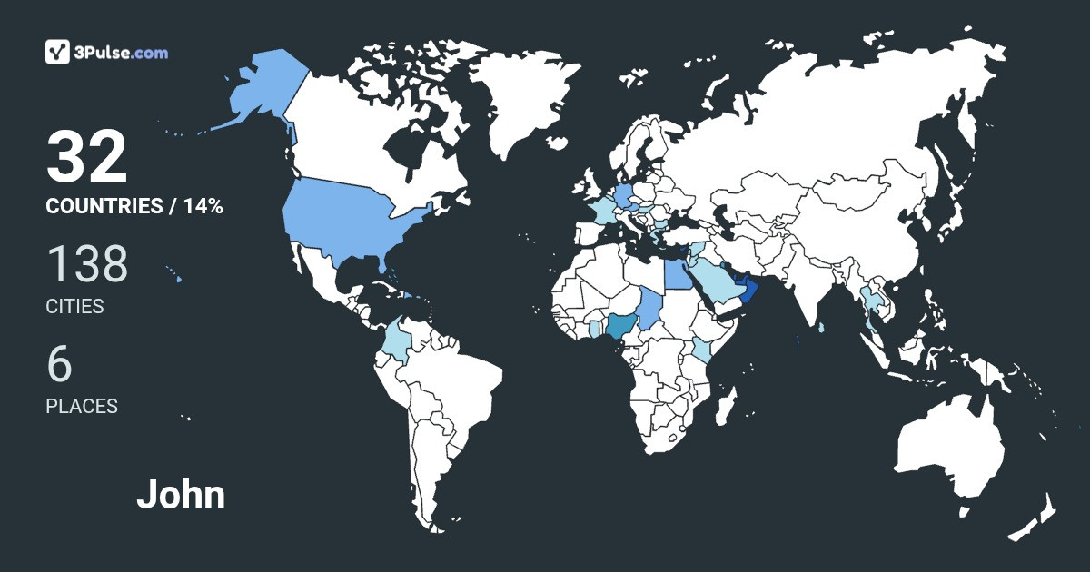 Изображение Карты путешествий John Tyerman