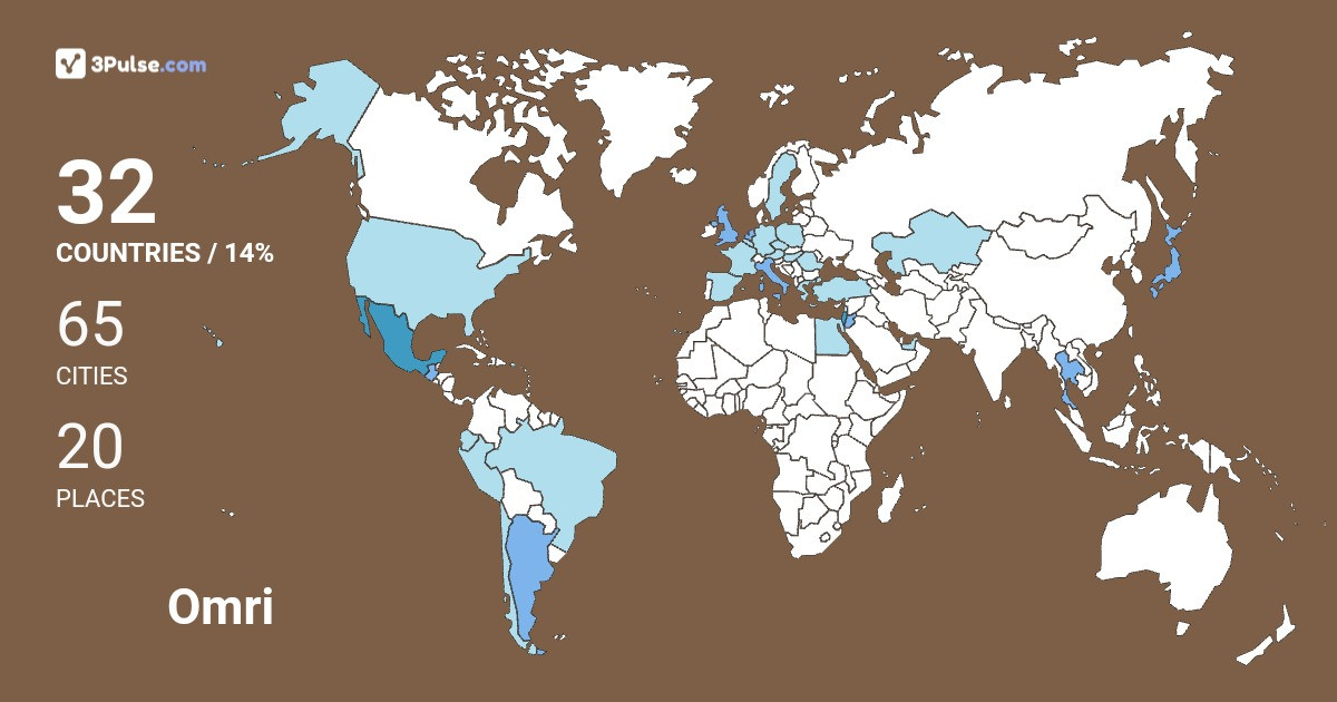 Изображение Карты путешествий Omri Peretz