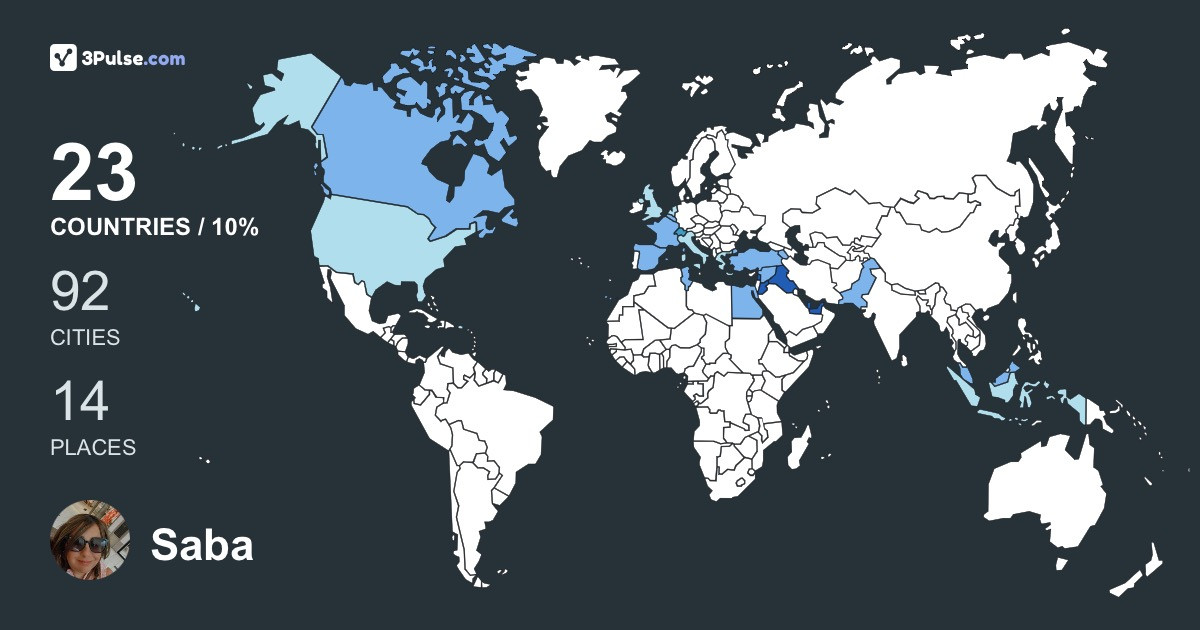 Изображение Карты путешествий Saba Al Nadawi