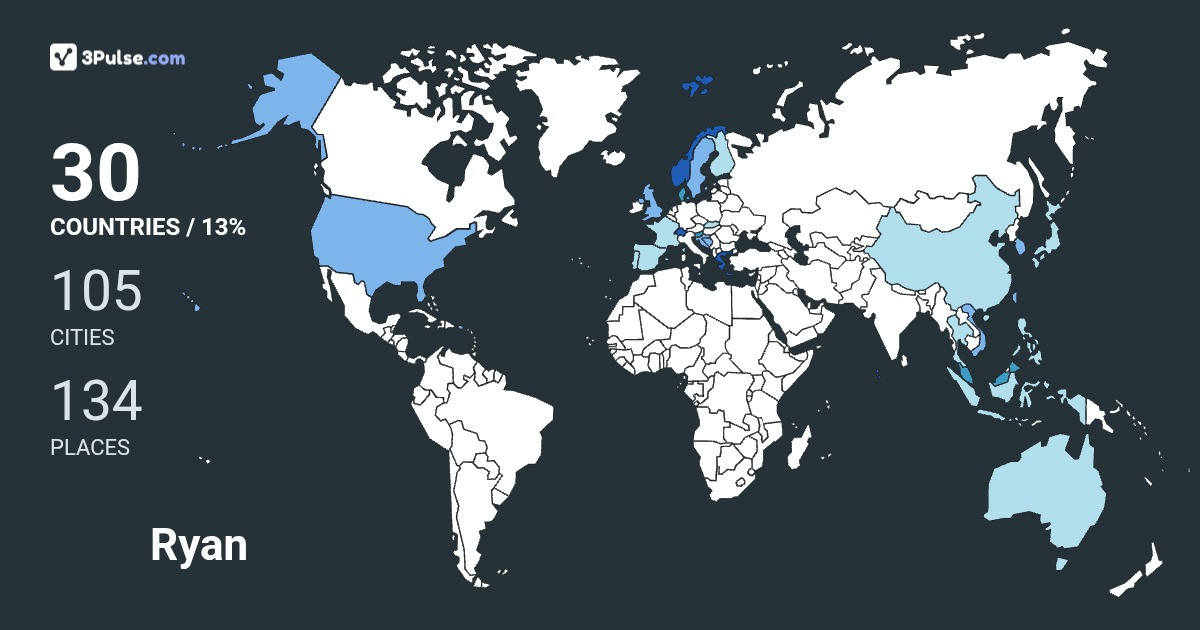 Изображение Карты путешествий Ryan King