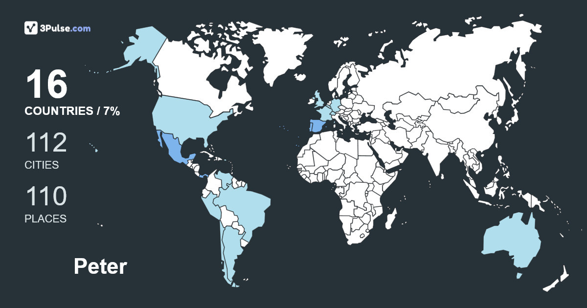 Изображение Карты путешествий Peter Leng