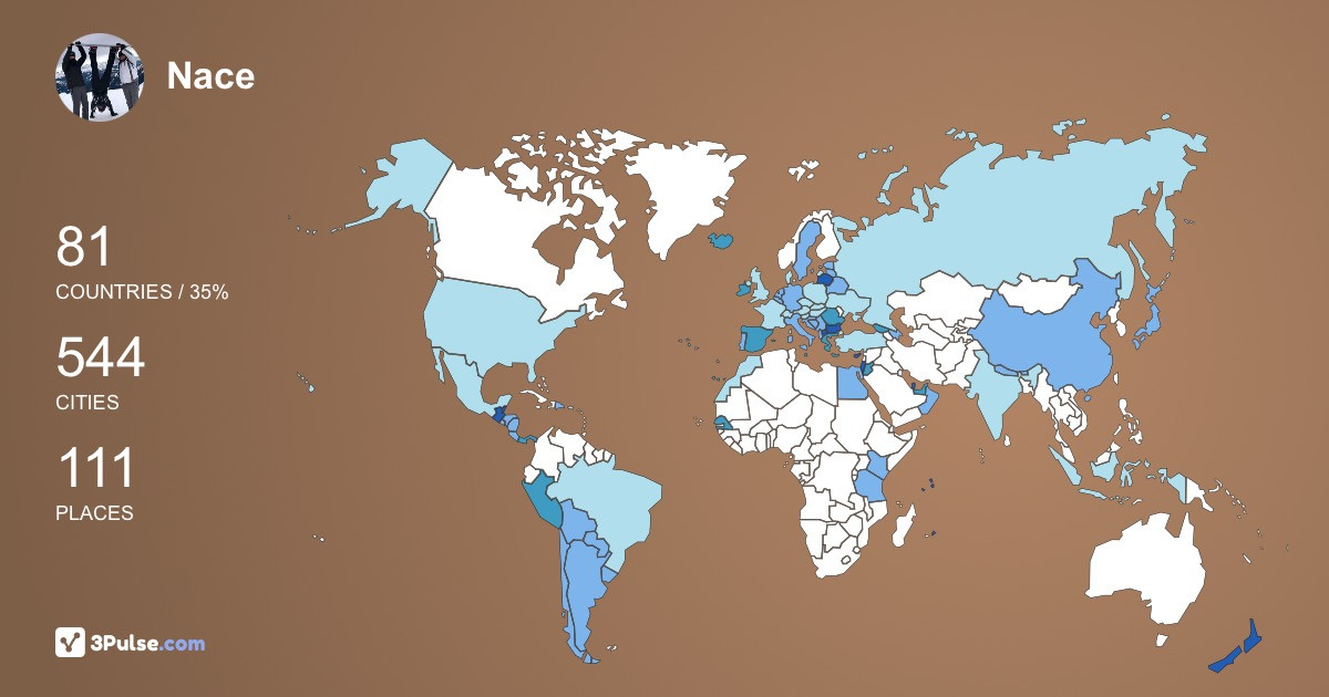 Изображение Карты путешествий Nace Sapundziev