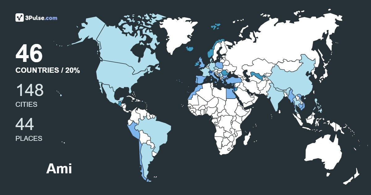 Изображение Карты путешествий Ami Singer