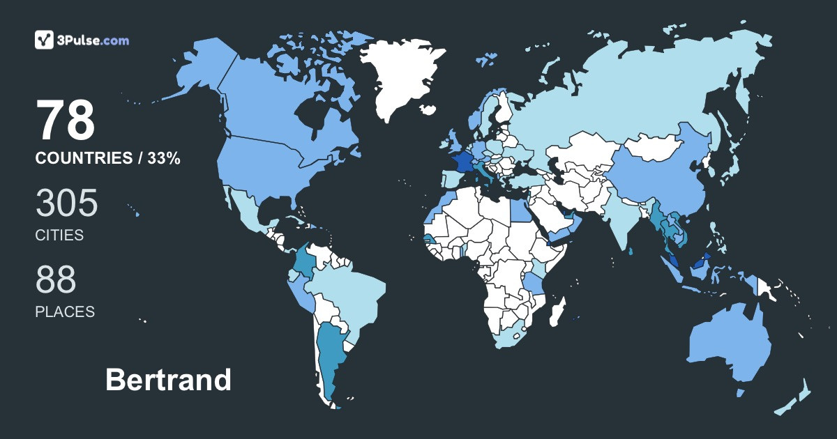 Изображение Карты путешествий Bertrand Godinot