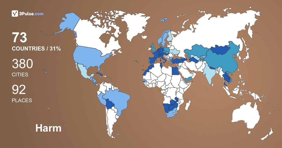 Изображение Карты путешествий Harm Bron