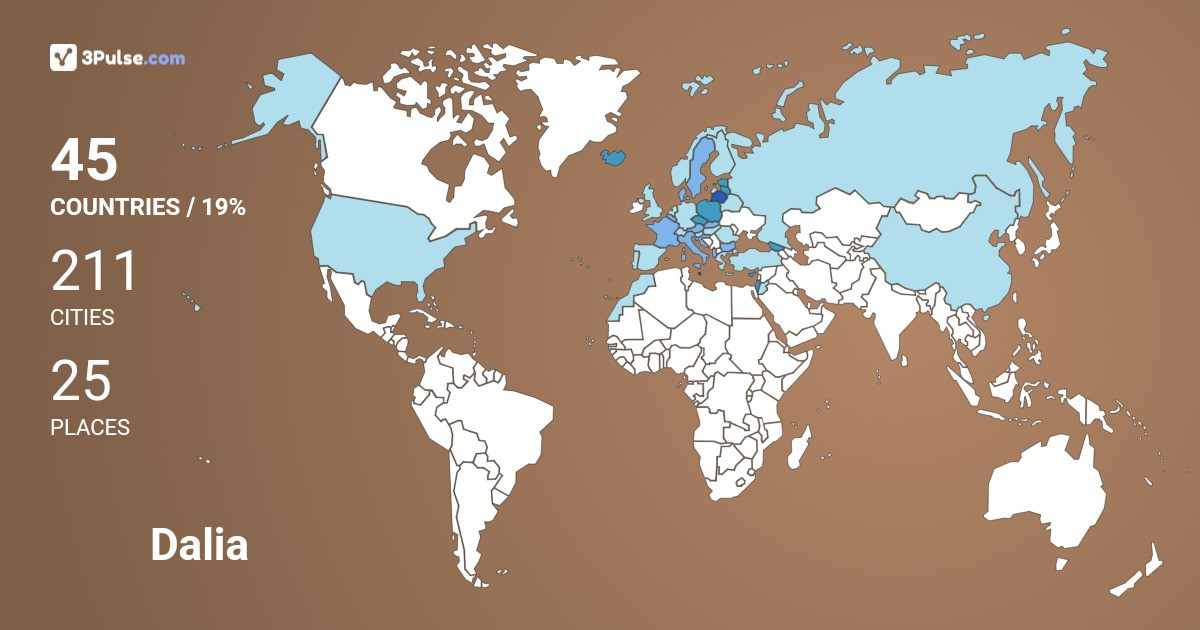 Dalia Urzaite's Travel Map Image