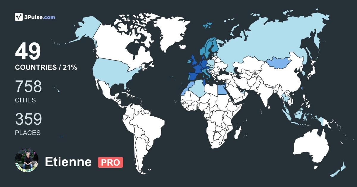 Изображение Карты путешествий Etienne Chapuis
