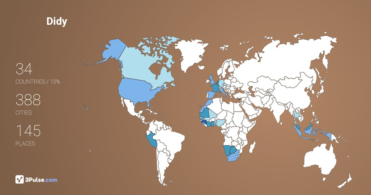 Изображение Карты путешествий Didy Nijs