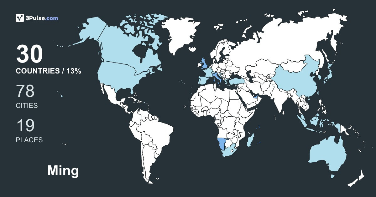 Изображение Карты путешествий Ming Chen