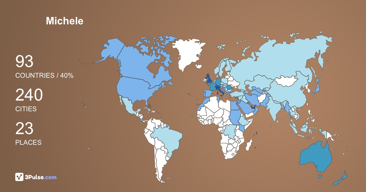 Изображение Карты путешествий Michele Ciani