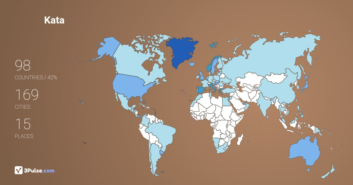 Изображение Карты путешествий Kata Komiszar