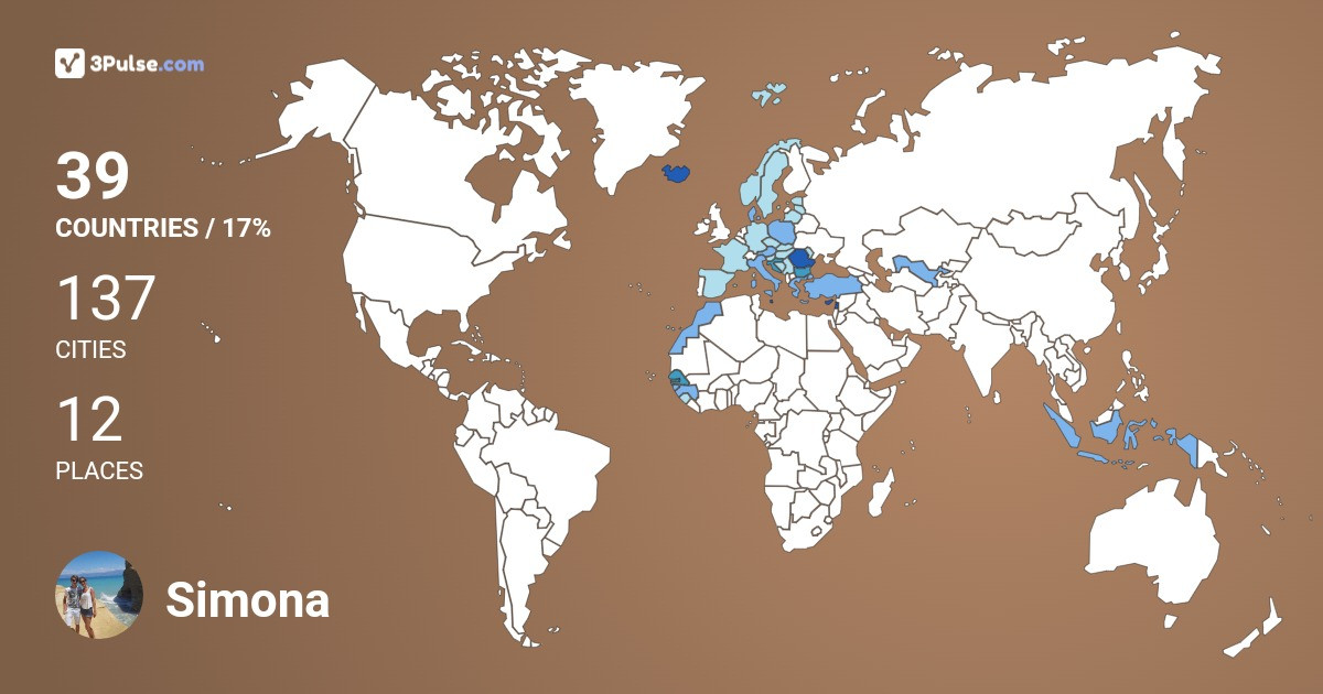Изображение Карты путешествий Simona Radu