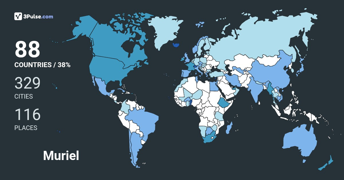 Изображение Карты путешествий Muriel Millet