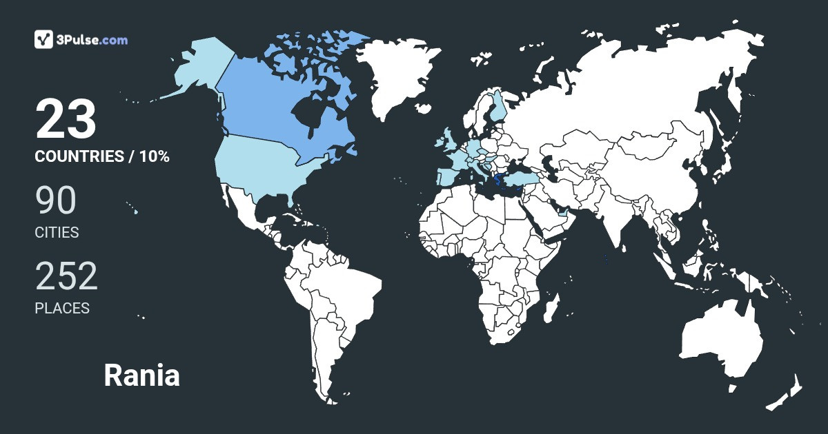 Rania Liakopoulou's Travel Map Image