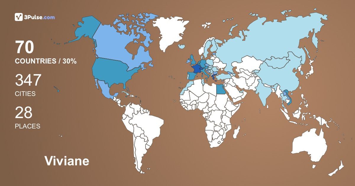 Viviane Harnois's Travel Map Image