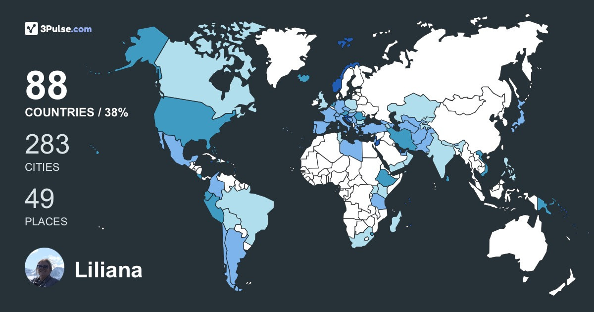 Изображение Карты путешествий Liliana Csaki