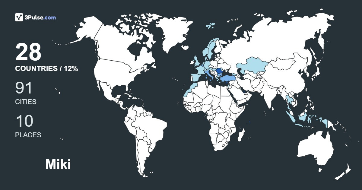 Изображение Карты путешествий Miki Stefan