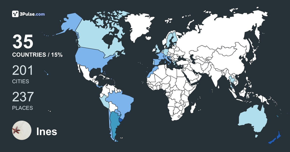 Изображение Карты путешествий Ines Stefani