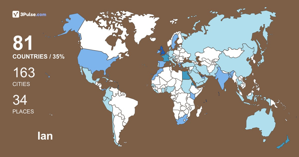 Изображение Карты путешествий Ian Jackson