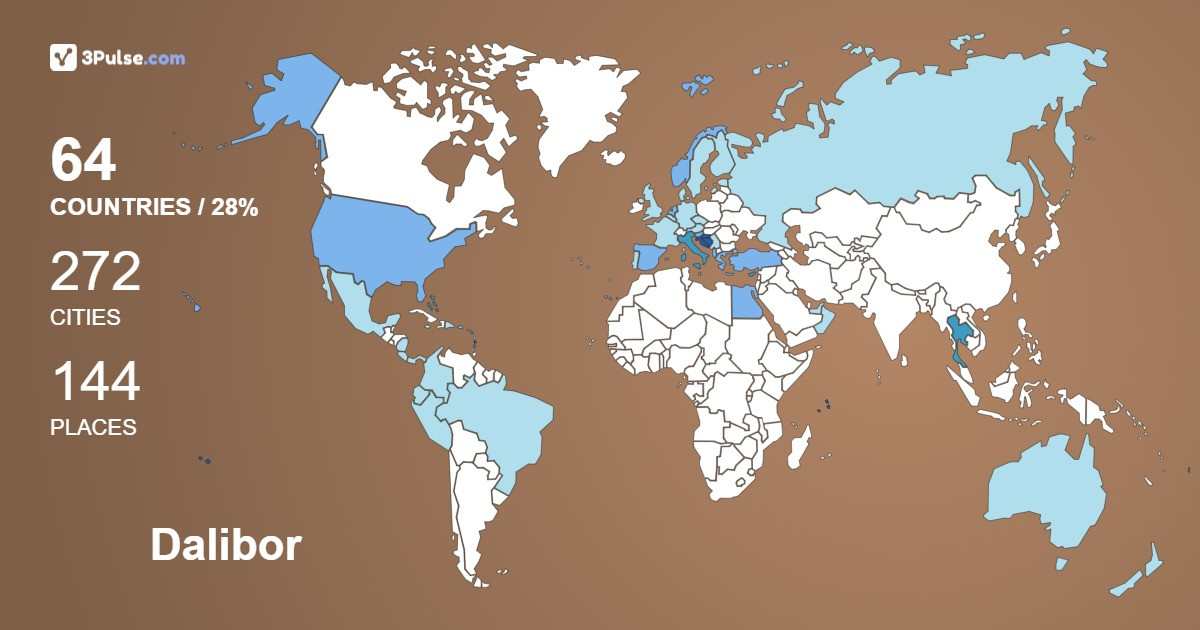 Изображение Карты путешествий Dalibor Simunovic